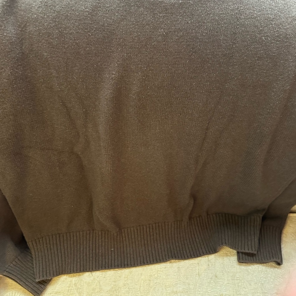 Quince Mongolian Cashmere Oversized Crew Neck Sweater in Brown Size XL - Picture 14 of 16
